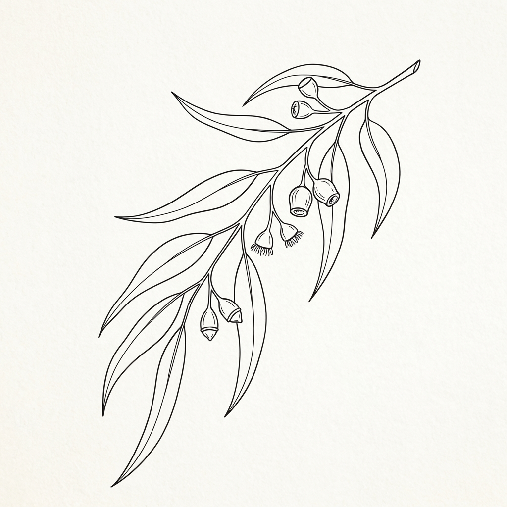 Branche d'eucalyptus